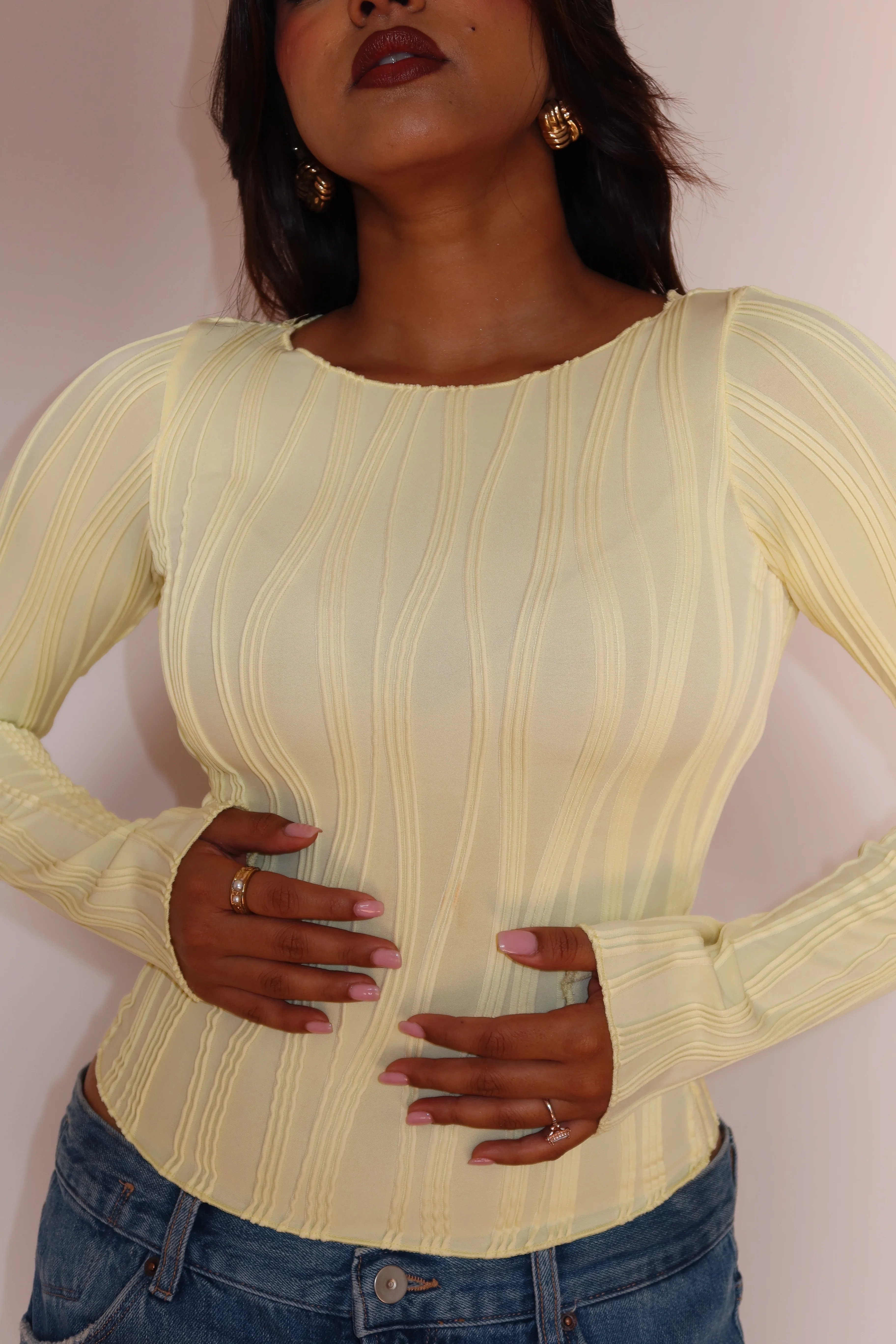 Wavy Aura Full Sleeve Top - Image 2